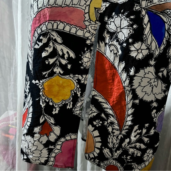 Mara Hoffman Laila Paisley Cut Out Organic Cotton Maxi Dress Size L - Picture 9 of 16